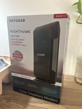 NETGEAR Nighthawk CM1150V Cable Modem - Black